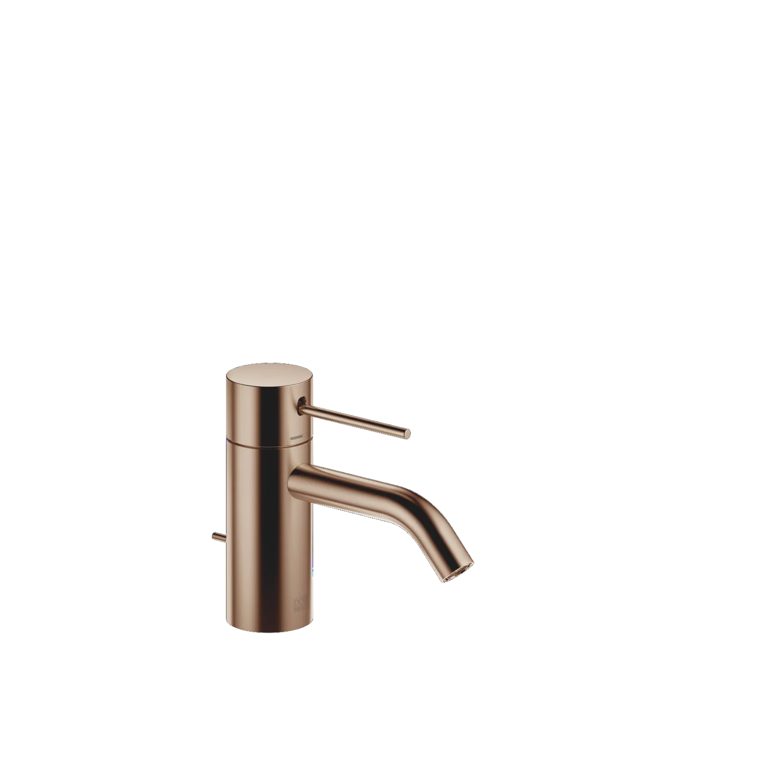 Dornbracht META META SLIM Waschtisch-Einhandbatterie mit Ablaufgarnitur - Bronze gebürstet, Ausladung 125 mm