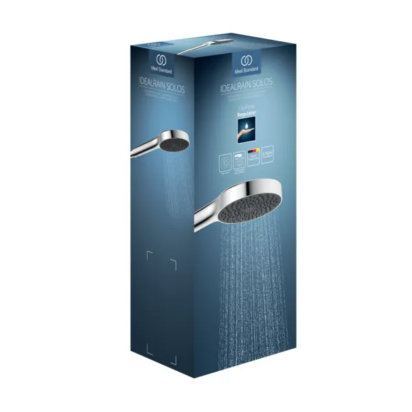 1-Fuktions-Handbrause Idealrain Solos Chrom 1-Fuktions-Handbrause Idealrain Solos Chrom