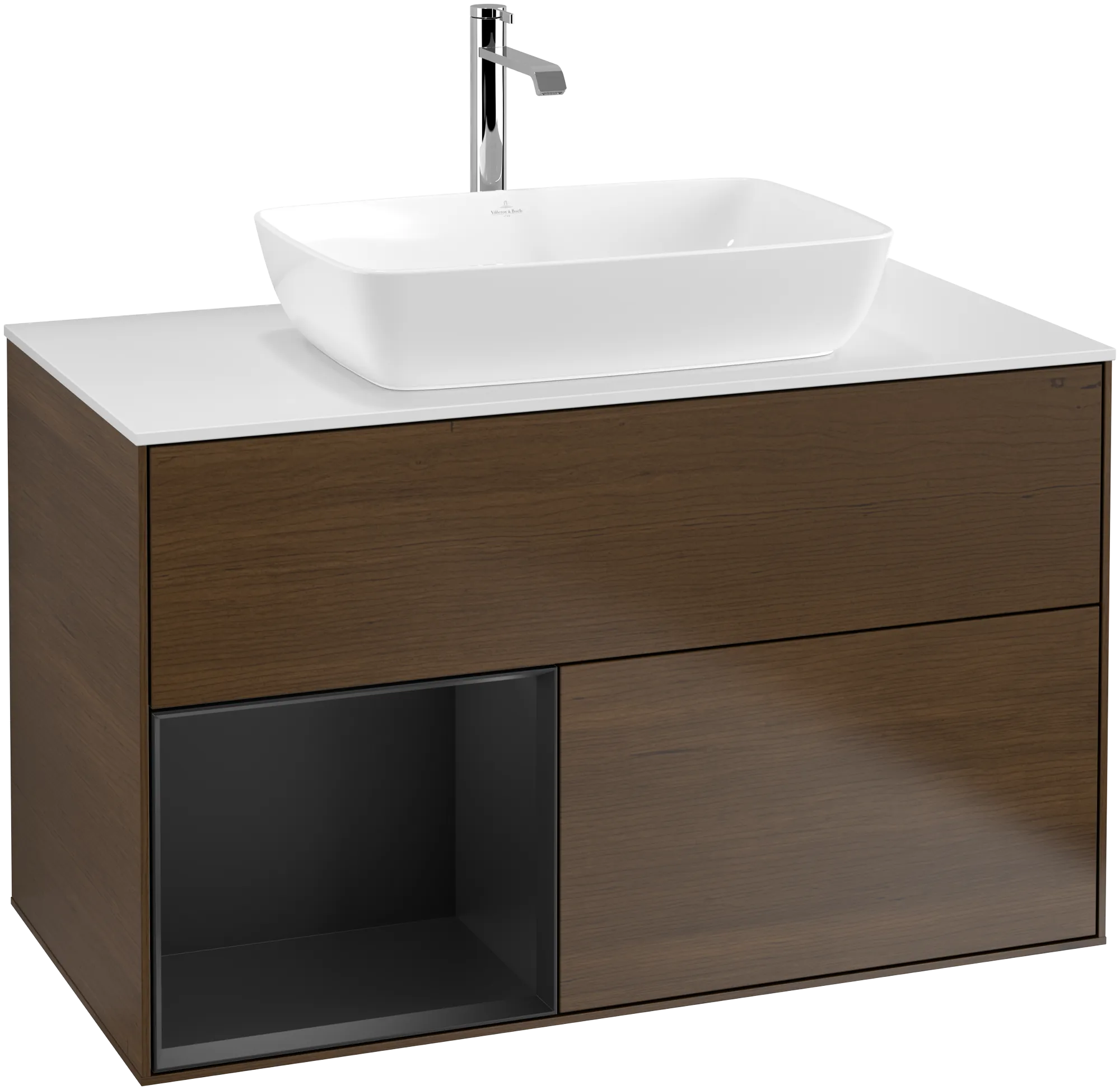 Villeroy & Boch Finion Waschbeckenunterschrank G77 1000x603x501mm mit Beleuchtung