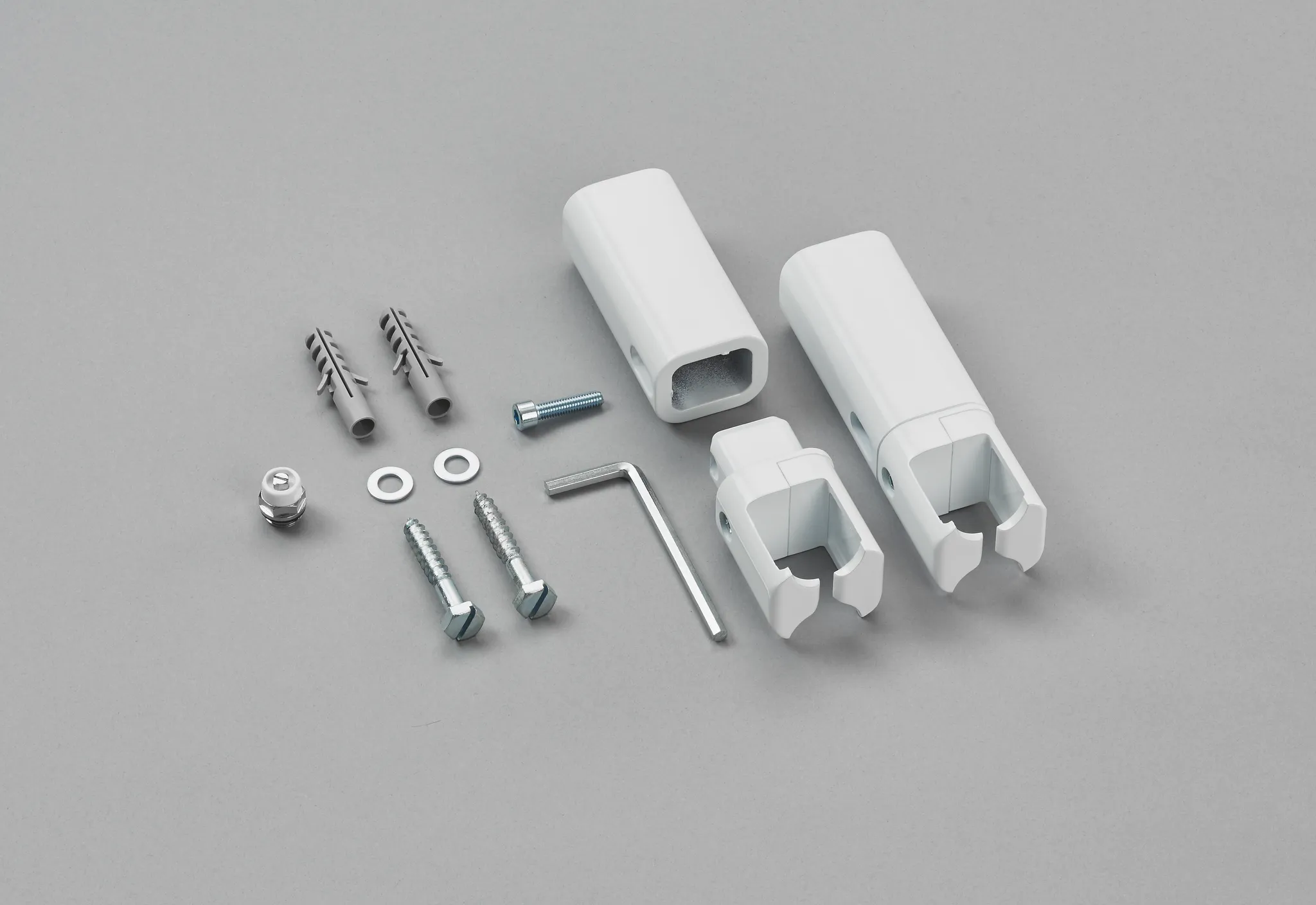 Raumteiler-Montageset für „Universal“ in weiß Raumteiler-Montageset für „Universal“ in weiß