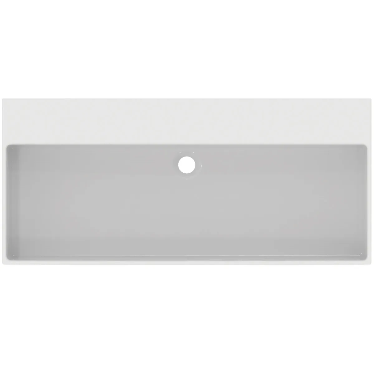 Waschbecken „Extra“ 101,5 × 45 × 15 cm in Weiß Waschbecken „Extra“ 101,5 × 45 × 15 cm in Weiß
