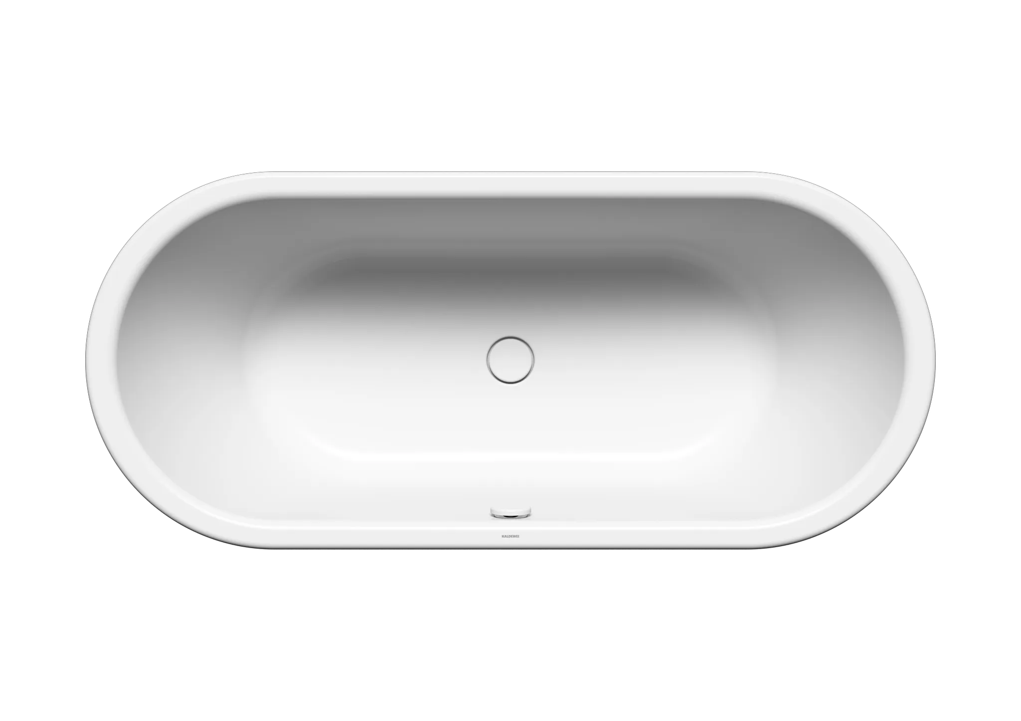 Kaldewei Badewanne „Centro Duo Oval“ oval 170 × 75 cm, ohne Wannenträger, mit Grifflochbohrungen in schwarz Kaldewei Badewanne „Centro Duo Oval“ oval 170 × 75 cm, ohne Wannenträger, mit Grifflochbohrungen in schwarz