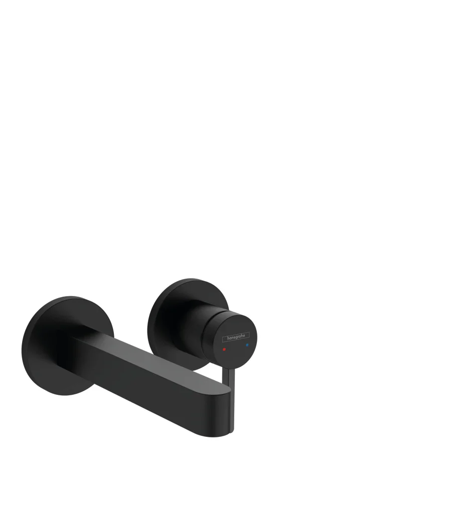 Hansgrohe Finoris Einhebel-Waschtischmischer Unterputz mattschwarz, Ausladung 168 mm, Hebelgriff, Laminarstrahl, max. Durchfluss 5 l/min Hansgrohe Finoris Einhebel-Waschtischmischer Unterputz mattschwarz, Ausladung 168 mm, Hebelgriff, Laminarstrahl, max. Durchfluss 5 l/min