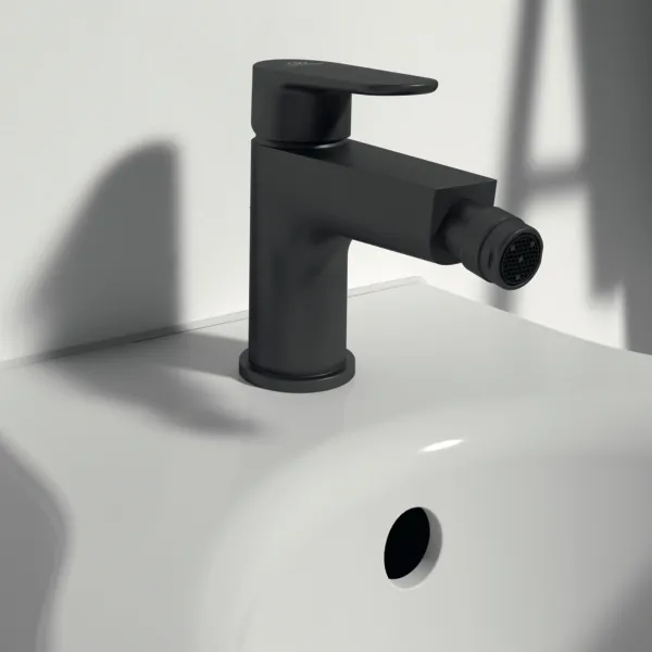 Ideal Standard Bidetarmatur Cerafine O, Ausladung 127mm, Silk Black