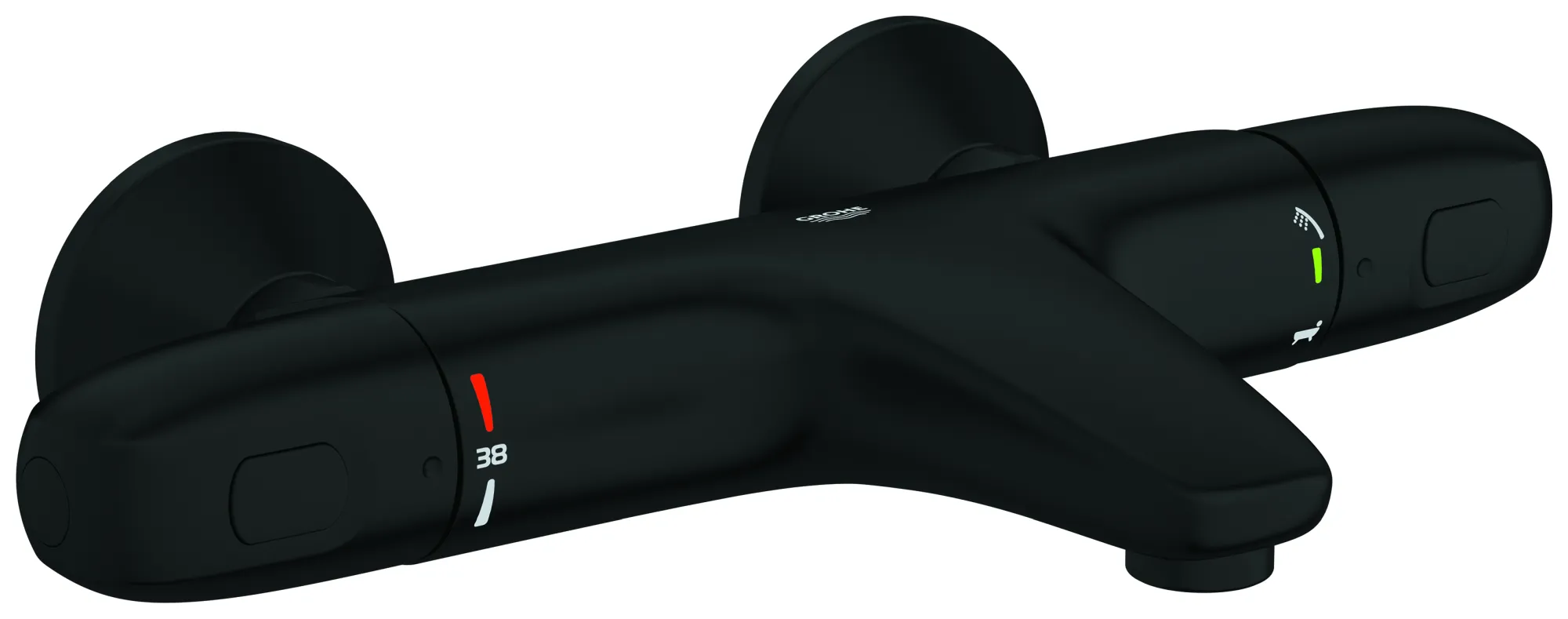 Wannenarmatur „Grohtherm 1000“ Ausladung 173 mm Wannenarmatur „Grohtherm 1000“ Ausladung 173 mm