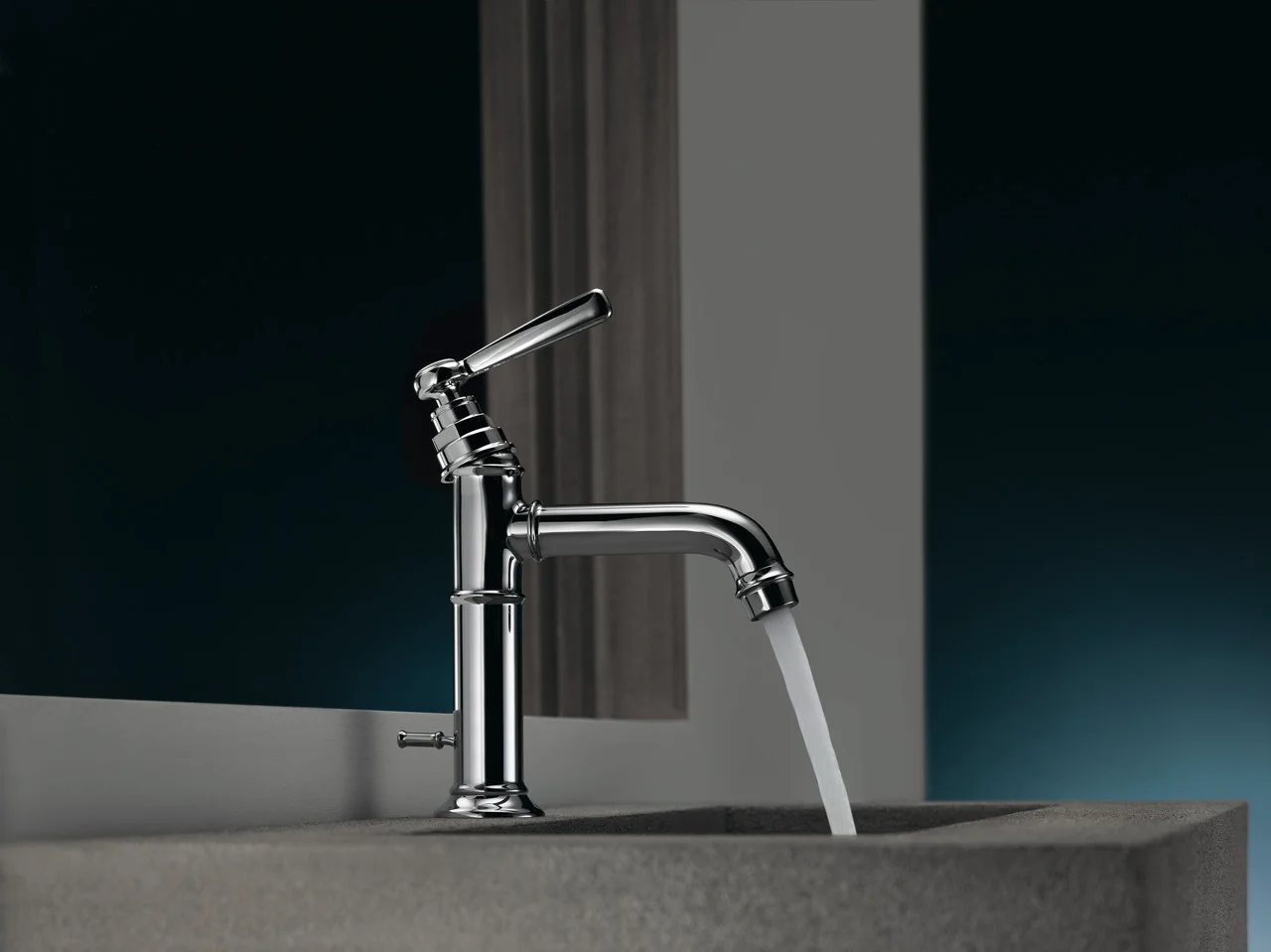 Hansgrohe AXOR Montreux Einhebel-Waschtischmischer 100, Chrom, Ausladung 142 mm, Auslaufhöhe 98 mm, Hebelgriff, Normalstrahl, max. Durchfluss 5 l/min Hansgrohe AXOR Montreux Einhebel-Waschtischmischer 100, Chrom, Ausladung 142 mm, Auslaufhöhe 98 mm, Hebelgriff, Normalstrahl, max. Durchfluss 5 l/min