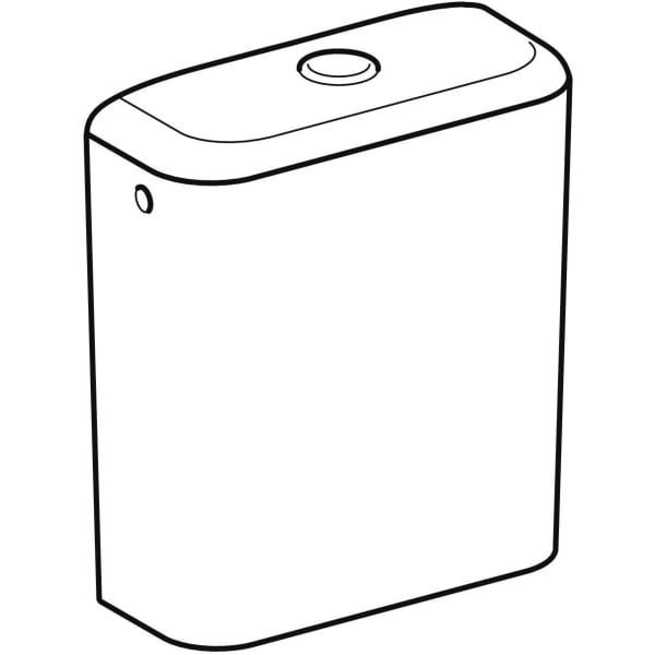 Spülkasten „iCon Square“ 37,5 × 42,5 × 14,5 cm
