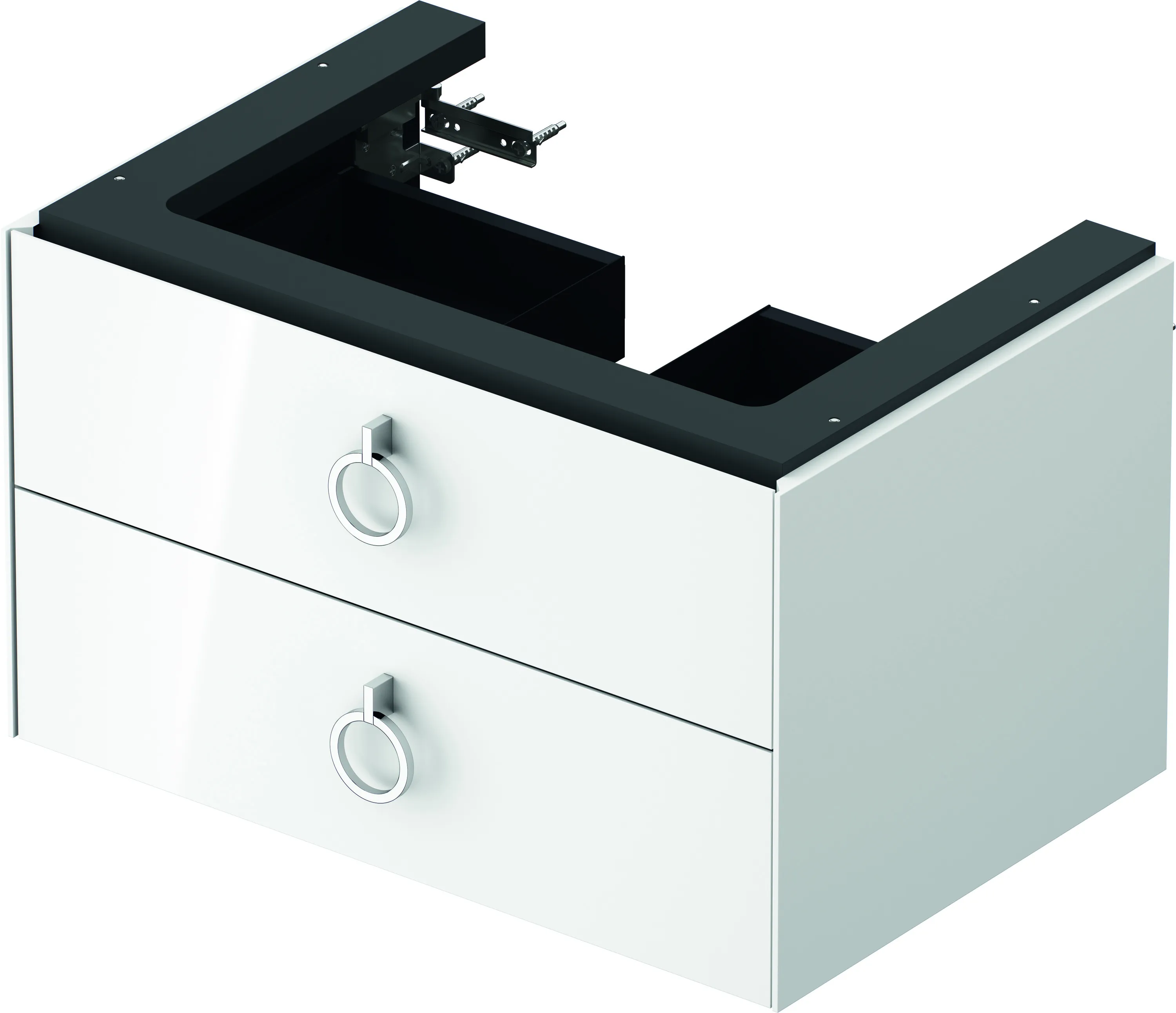 Duravit Waschtischunterschrank wandhängend „White Tulip“ 68,4 × 41 × 45,8 cm Duravit Waschtischunterschrank wandhängend „White Tulip“ 68,4 × 41 × 45,8 cm