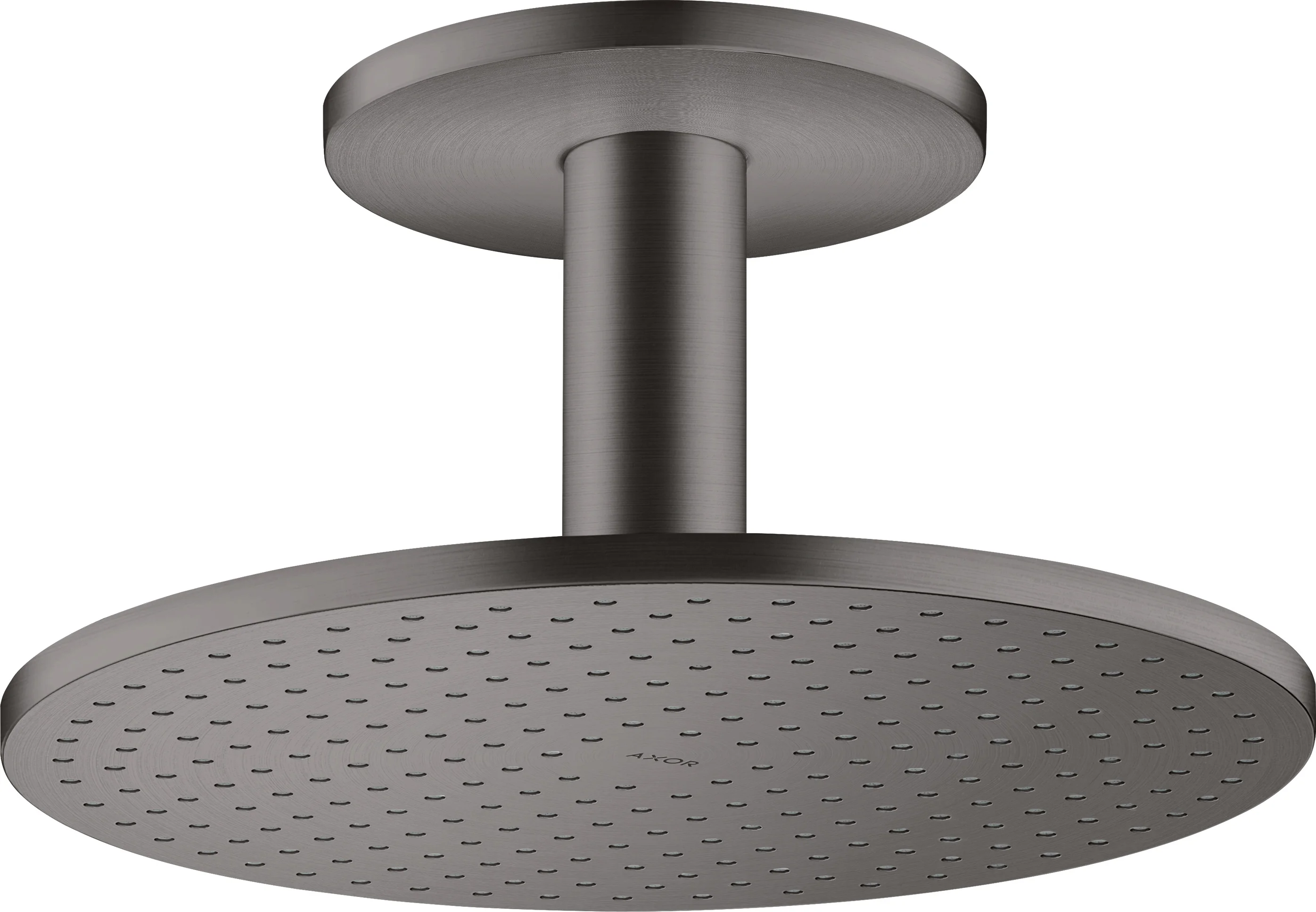 Hansgrohe AXOR ShowerSolutions Kopfbrause 300 1jet Deckenmontage Brushed Black Chrome 19,3 l/min PowderRain