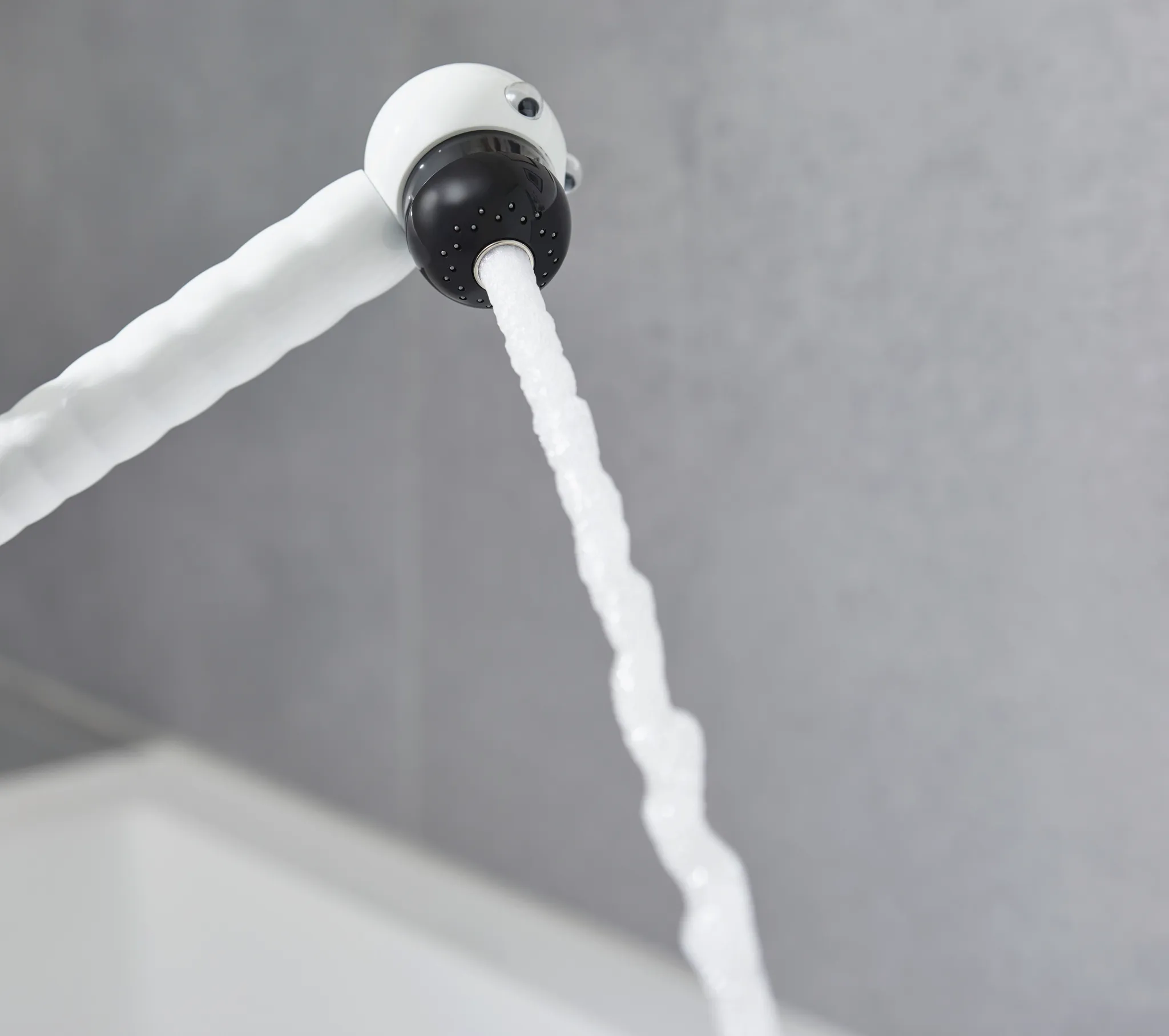 Hansgrohe Jocolino Kinderhandbrause Zebra 2jet, schwarz/weiss