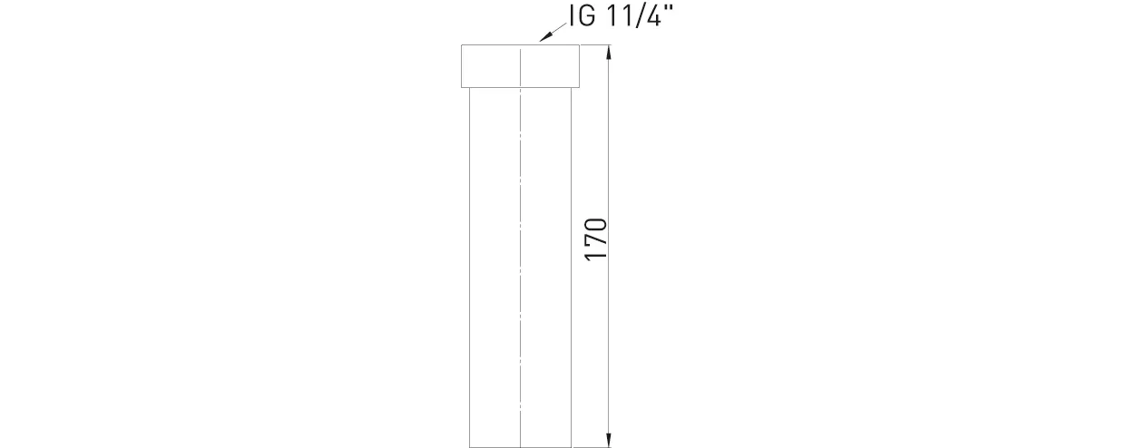 Stedo Tauchrohr-Verlängerung für Modell-Siphon, 17 Cm Stedo Tauchrohr-Verlängerung für Modell-Siphon, 17 Cm