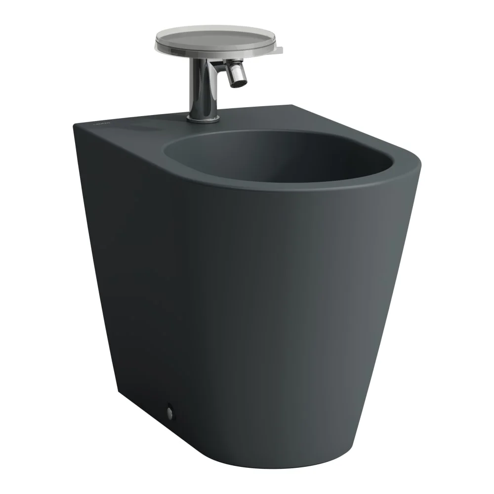 Laufen Standbidet KARTELL Laufen 1 Hahnloch 560 x 370 x 430 mm in graphit matt