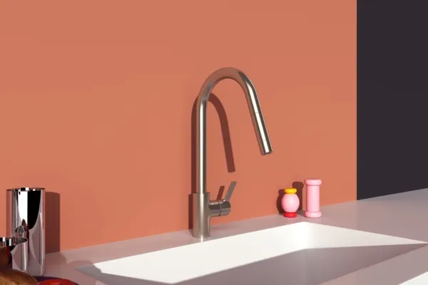 Küchenarmatur Gusto Ausladung 240mm 1-Funktions-Brause Brushed Gold Küchenarmatur Gusto Ausladung 240mm 1-Funktions-Brause Brushed Gold