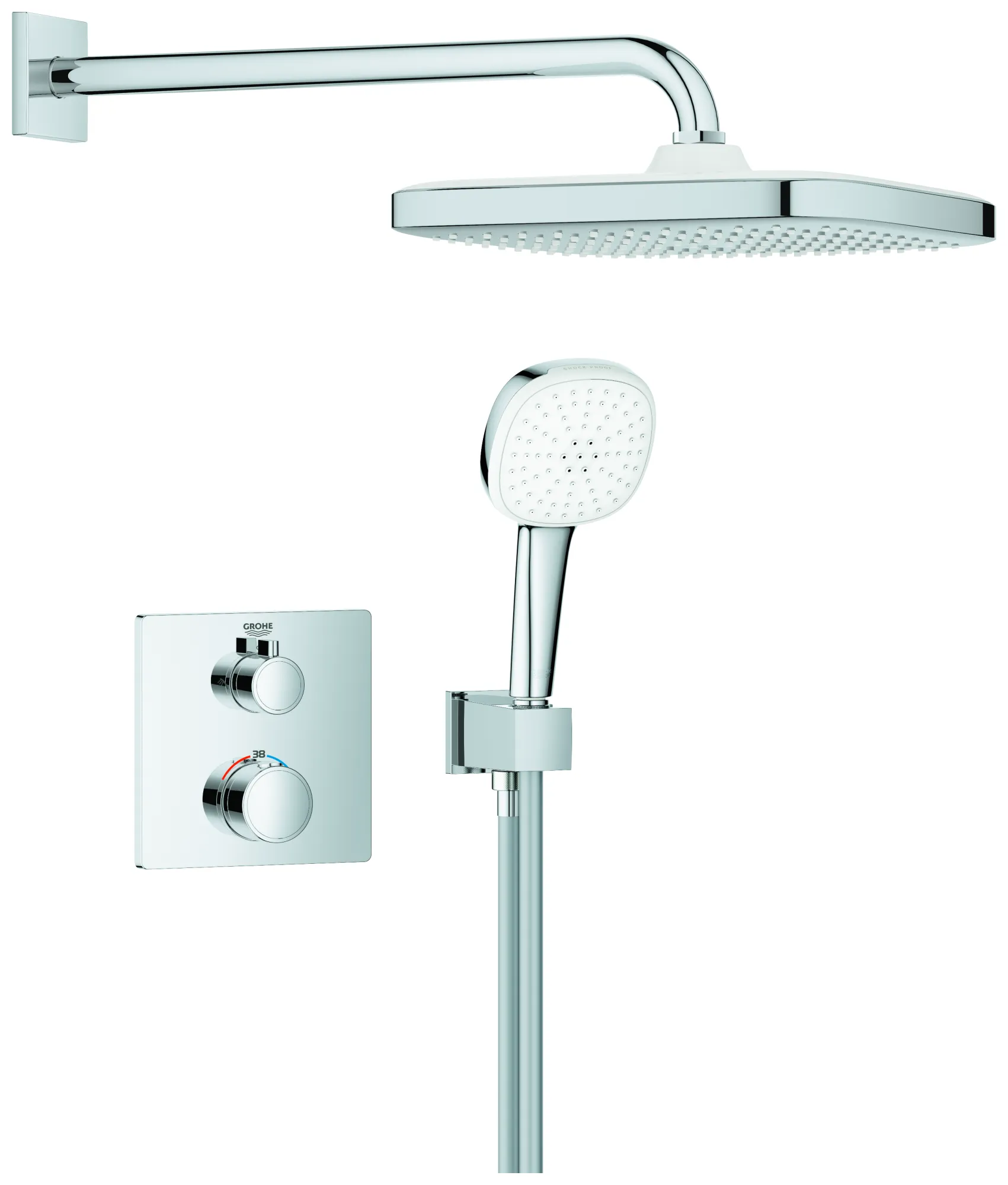Grohe Unterputz-Armatur „Grohtherm“ Grohe Unterputz-Armatur „Grohtherm“