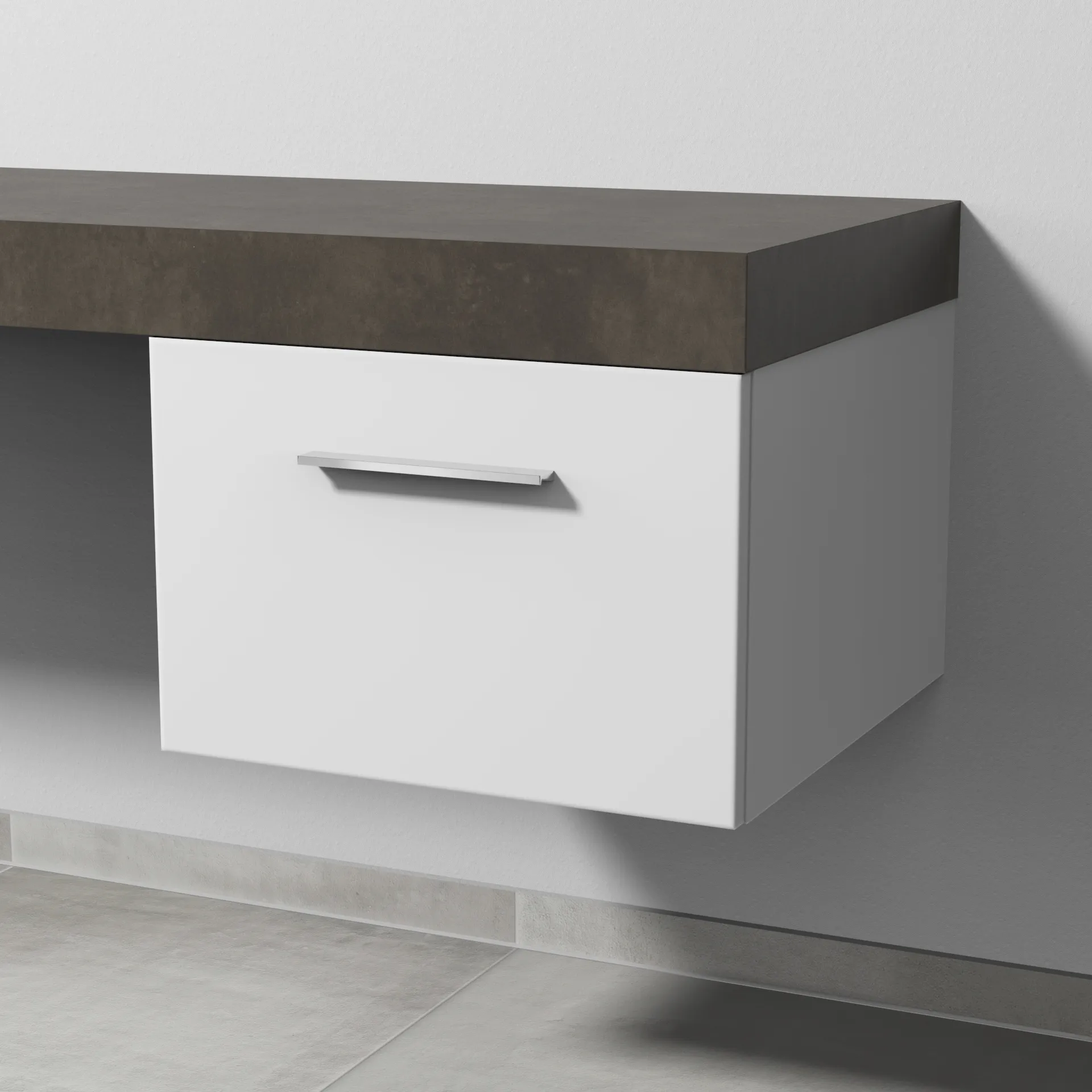 Sanipa Anbauschrank „2morrow“ 500 × 340 × 520 mm in Weiß-Soft