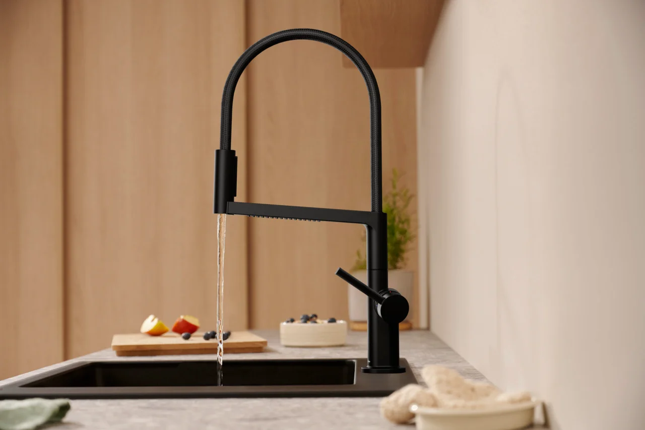 Hansgrohe Talis Select M54 PowderSpray Einhebel-Küchenmischer Semi-Pro, 3 Strahlarten, mattschwarz Hansgrohe Talis Select M54 PowderSpray Einhebel-Küchenmischer Semi-Pro, 3 Strahlarten, mattschwarz