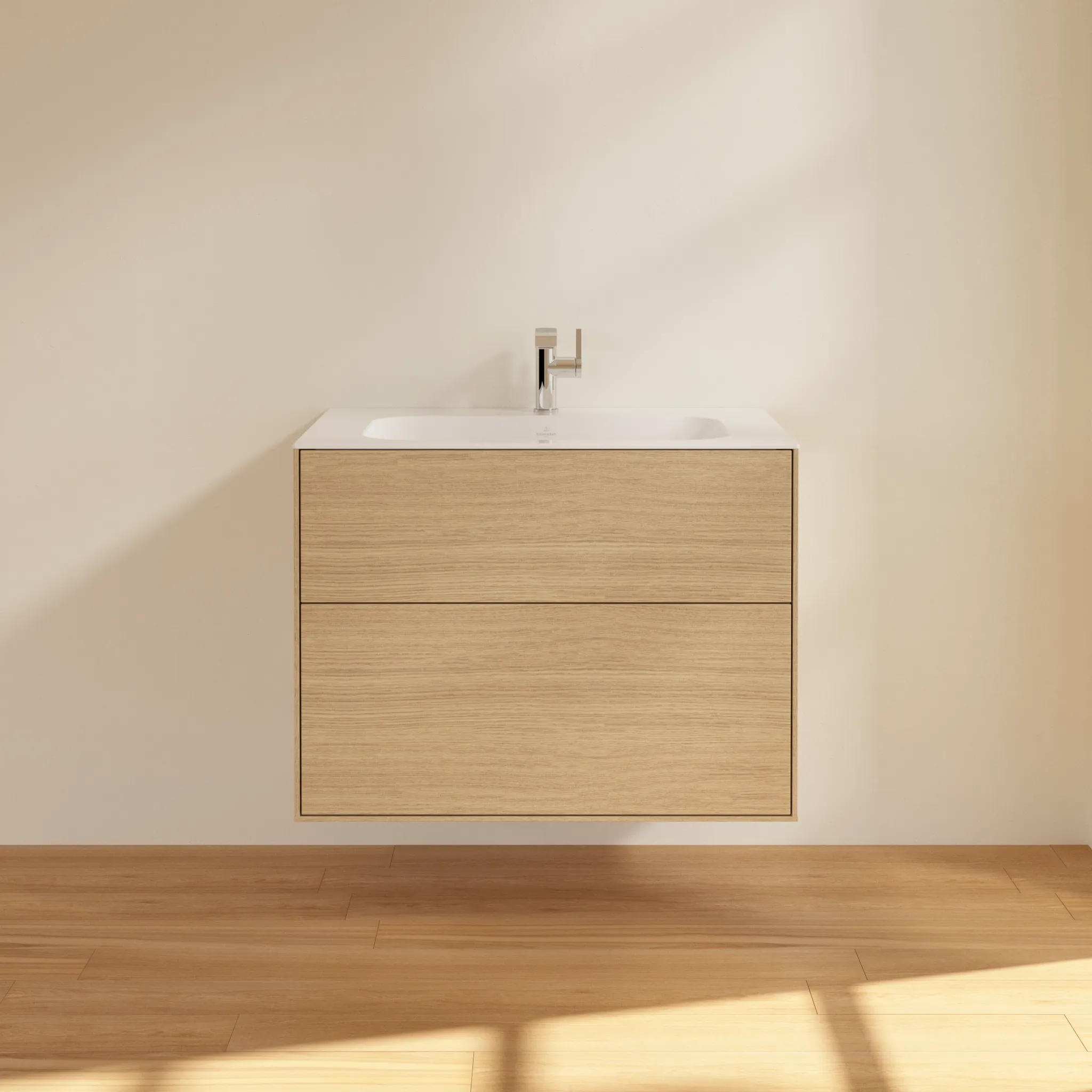 Villeroy & Boch Finion Waschbeckenunterschrank F01, 796x591x498mm, PC Oak Veneer Villeroy & Boch Finion Waschbeckenunterschrank F01, 796x591x498mm, PC Oak Veneer