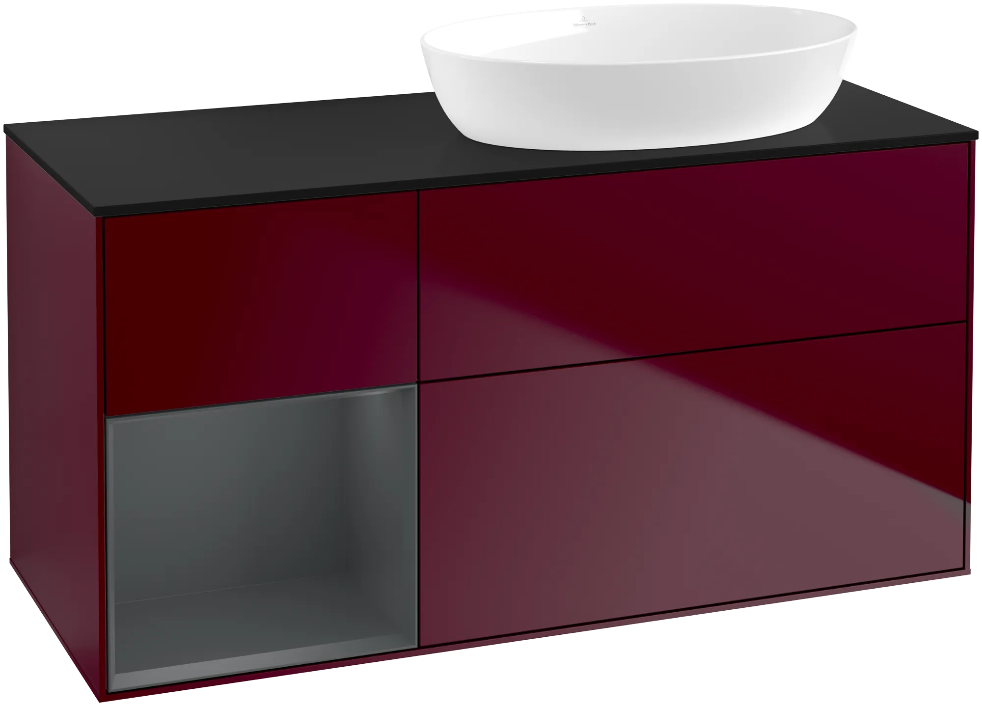 Villeroy & Boch Finion Waschbeckenunterschrank GA4 1200x603x501mm mit Beleuchtung