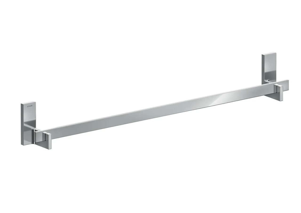 Hansgrohe AXOR Universal Rectangular Badetuchhalter 800 mm, Chrom, Wandmontage, Metall, 840 mm Länge