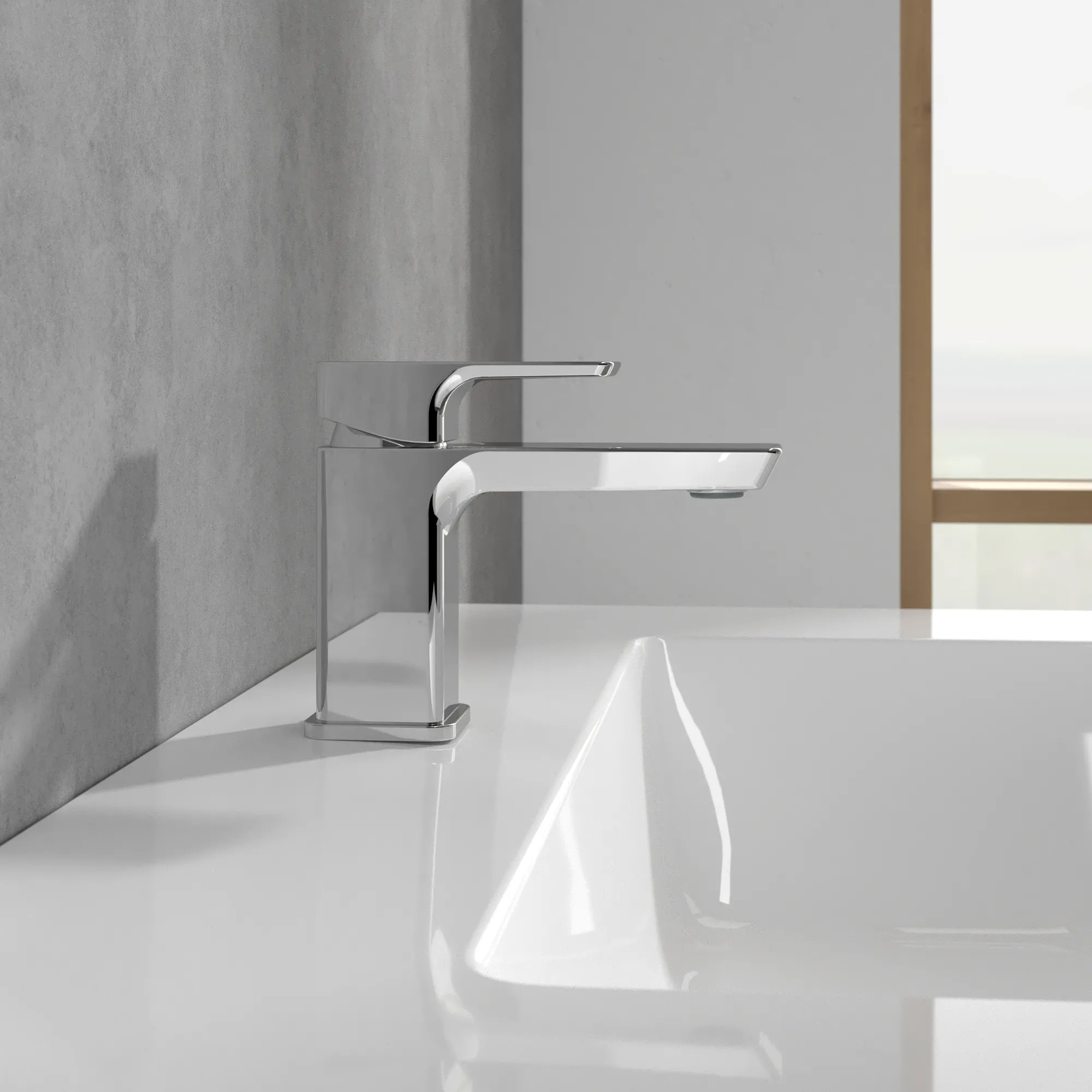 Villeroy & Boch Subway 3.0 Einhebel-Waschtischarmatur, 43x125x154mm, Chrom Villeroy & Boch Subway 3.0 Einhebel-Waschtischarmatur, 43x125x154mm, Chrom