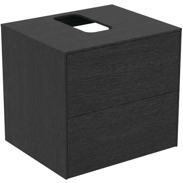 Ideal Standard Waschtischunterschrank „Conca“ 60,2 × 55 × 50,5 cm Eiche geflammt Furnier