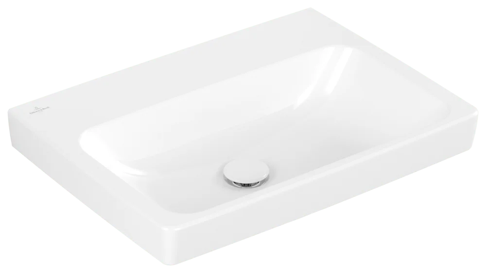 Villeroy & Boch Architectura Wandwaschbecken 4A876F, weiß Alpin AntiBac CeramicPlus, 600x445x165 mm, glänzend, ohne Überlauf, für Wandauslaufarmatur Villeroy & Boch Architectura Wandwaschbecken 4A876F, weiß Alpin AntiBac CeramicPlus, 600x445x165 mm, glänzend, ohne Überlauf, für Wandauslaufarmatur