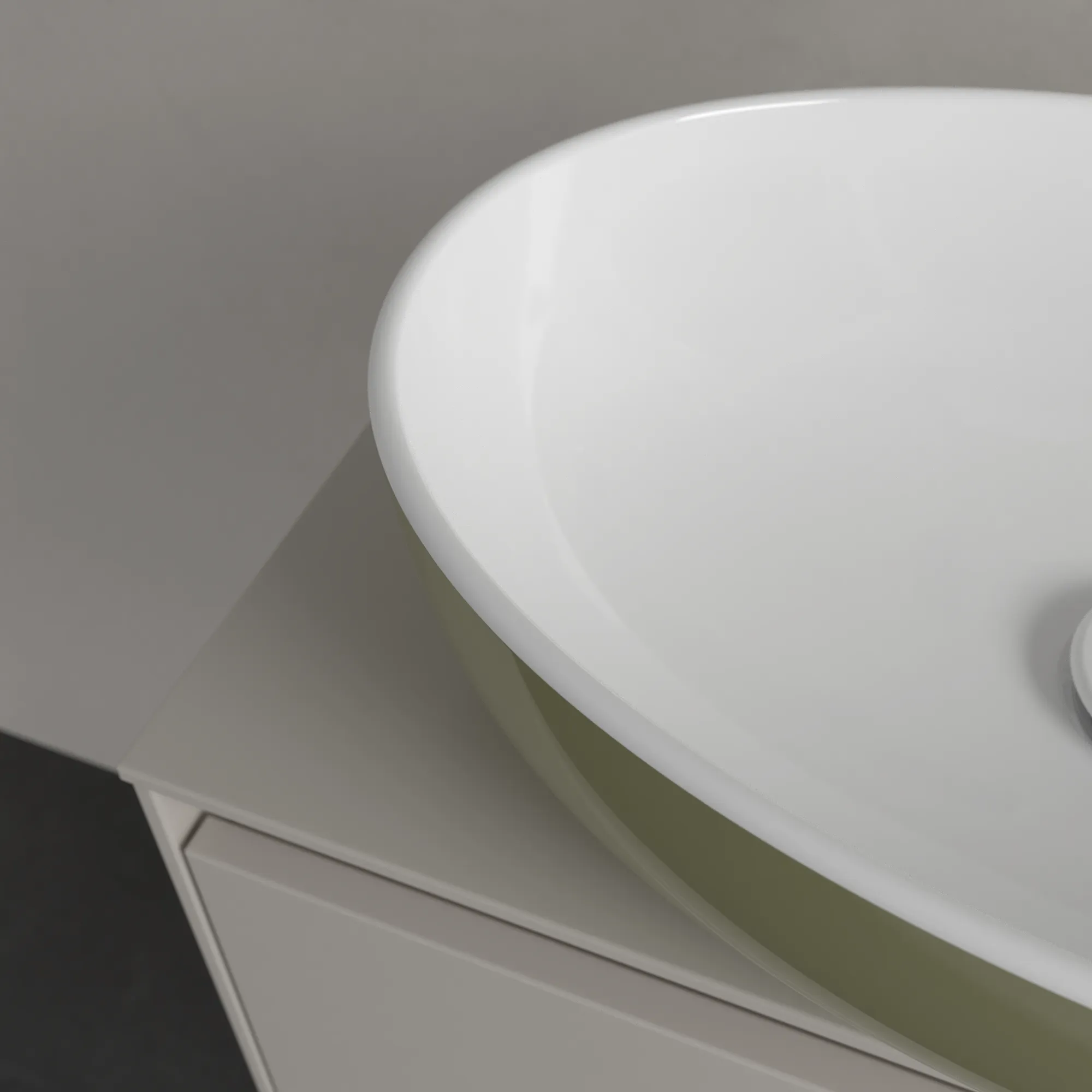 Villeroy & Boch Aufsatzwaschtisch „Artis“ 480 × 325 × 135 mm in Sage Green