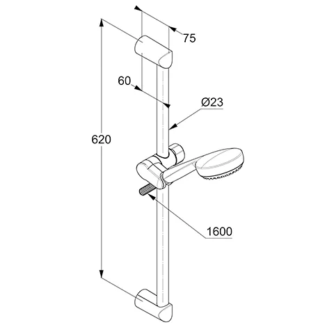 Kludi LOGO NEO Brause-Set 8 l/min. chrom Kludi LOGO NEO Brause-Set 8 l/min. chrom