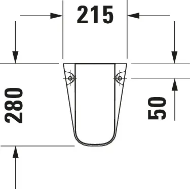 Halbsäule D-Code für 070545, weiß