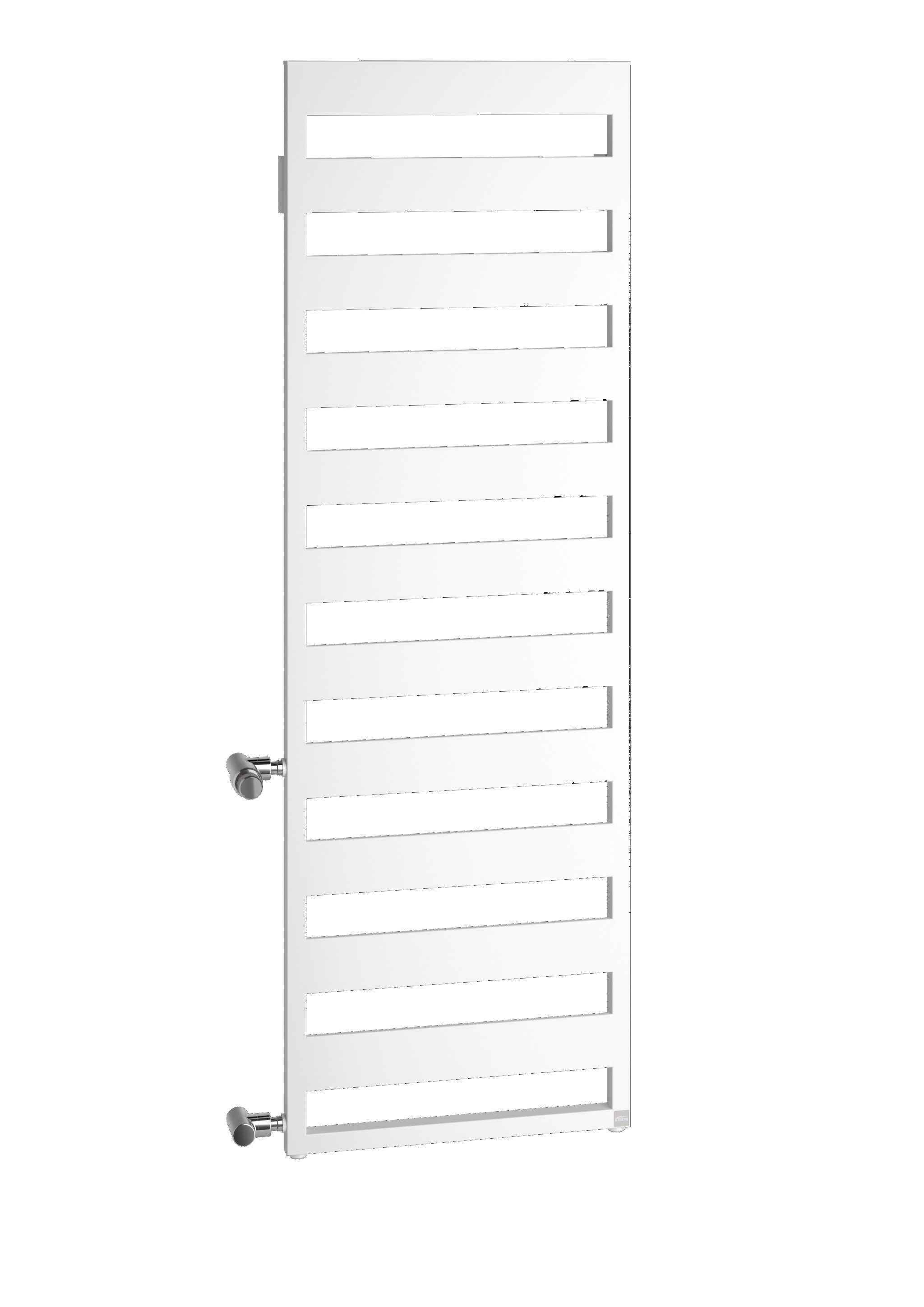 Kermi Design-Heizkörper „Casteo®-D“ links 50 × 98,6 cm in Weiß