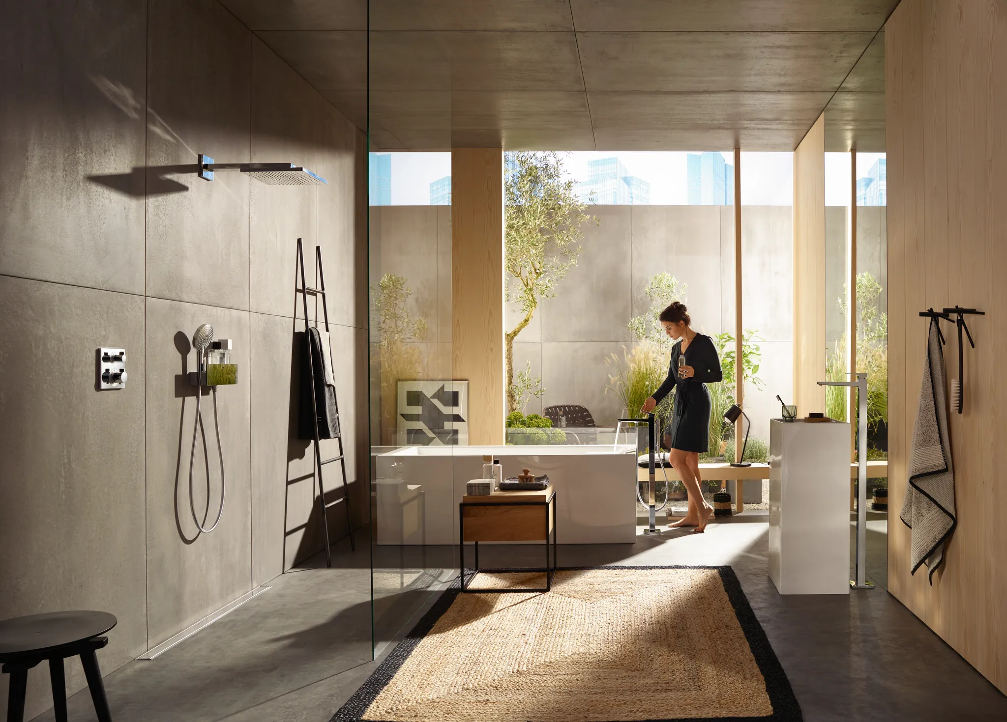 Wannenmischer Metropol Fertigset zur Bodenmontage chrom Wannenmischer Metropol Fertigset zur Bodenmontage chrom