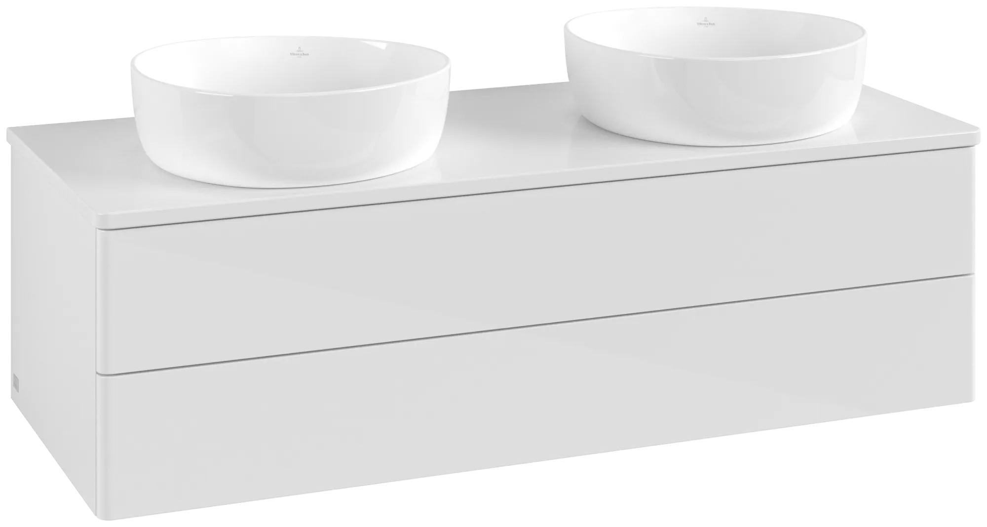 Villeroy & Boch Antao L24_5 Waschbeckenunterschrank, 1200x360x500mm, Glossy White Lacquer