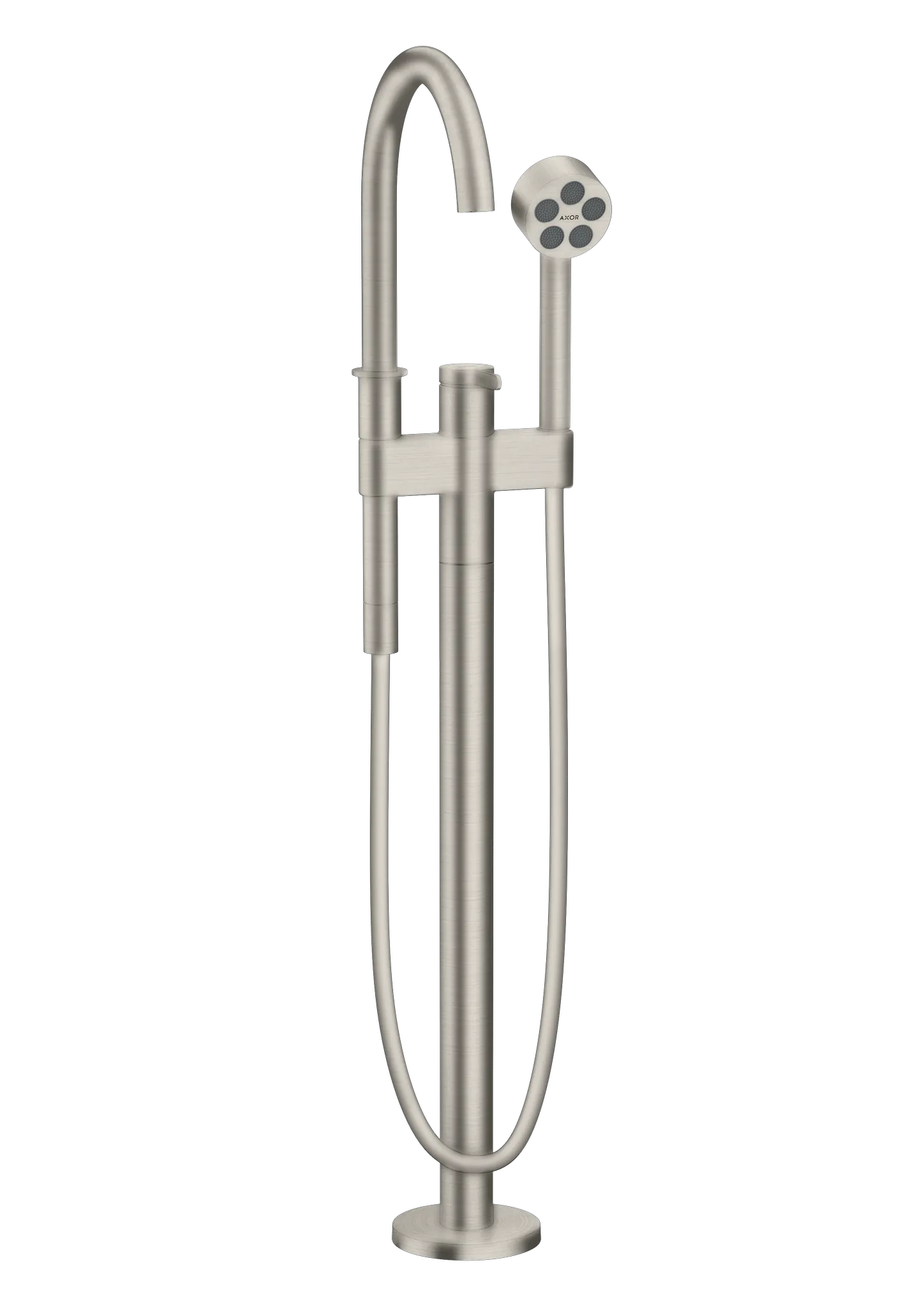 Hansgrohe AXOR One Einhebel-Wannenmischer bodenstehend, Edelstahl Optic