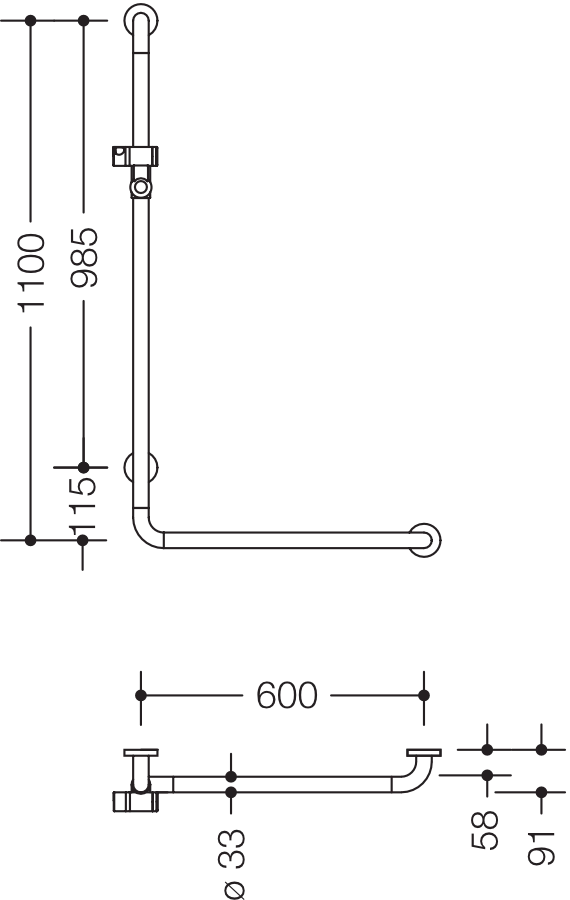 HEWI Haltegriff „Serie 801“