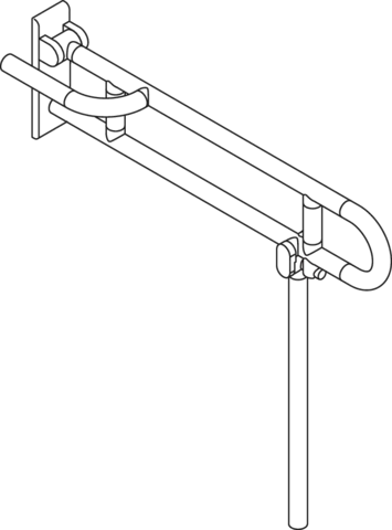 HEWI Stützklappgriff „Serie 801“