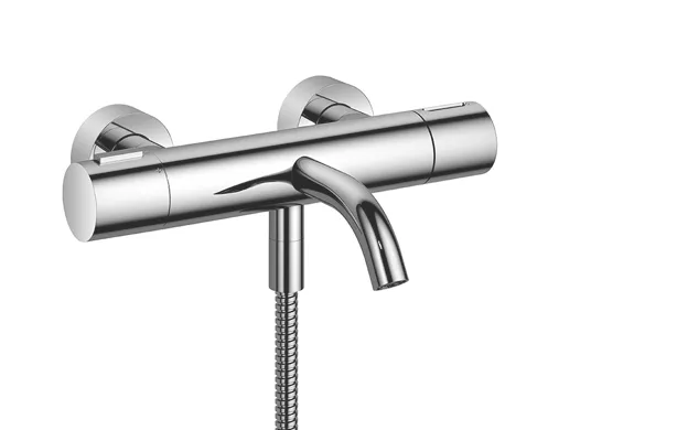 Wannen-Thermostat für Wandmontage ohne Garnitur META Chrom 34201979 Wannen-Thermostat für Wandmontage ohne Garnitur META Chrom 34201979