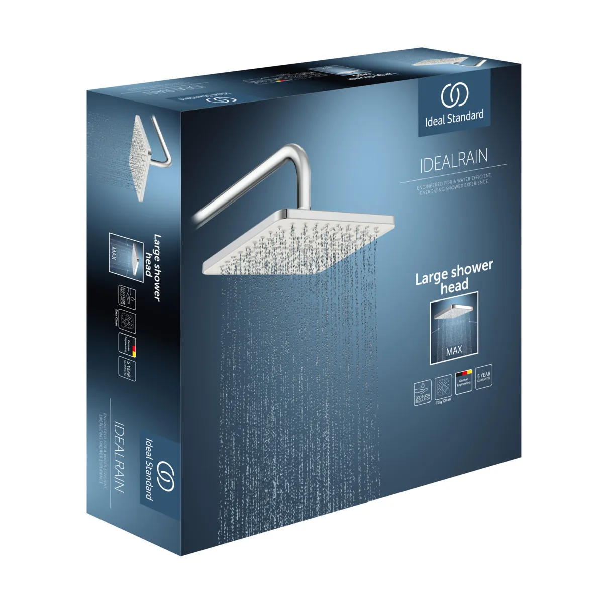Ideal Standard IdealRain Regenbrause 260x260mm 12l Chrom Ideal Standard IdealRain Regenbrause 260x260mm 12l Chrom