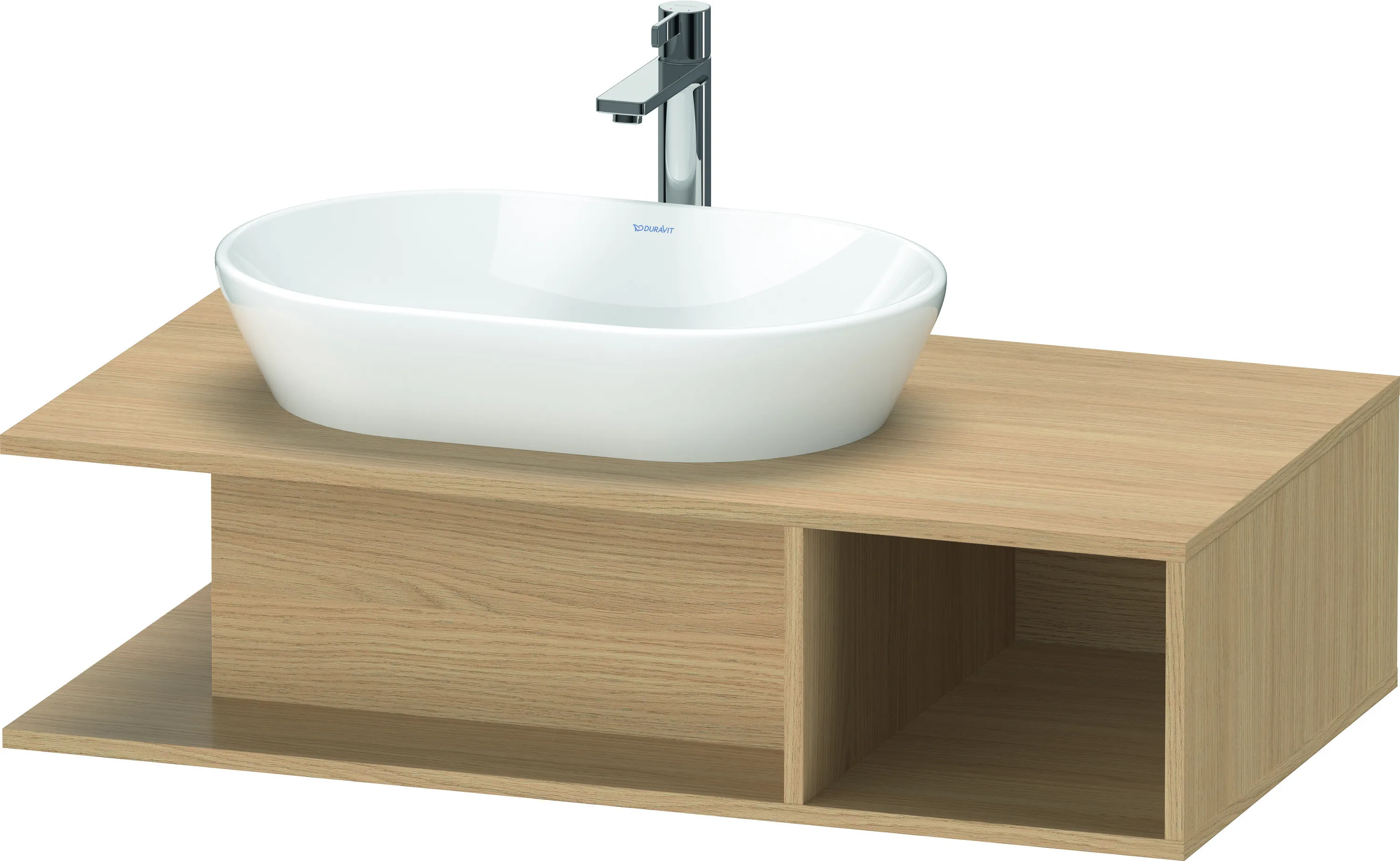 Duravit Waschtischunterschrank wandhängend „D-Neo“ 100 × 26 × 55 cm Eiche Natur Duravit Waschtischunterschrank wandhängend „D-Neo“ 100 × 26 × 55 cm Eiche Natur