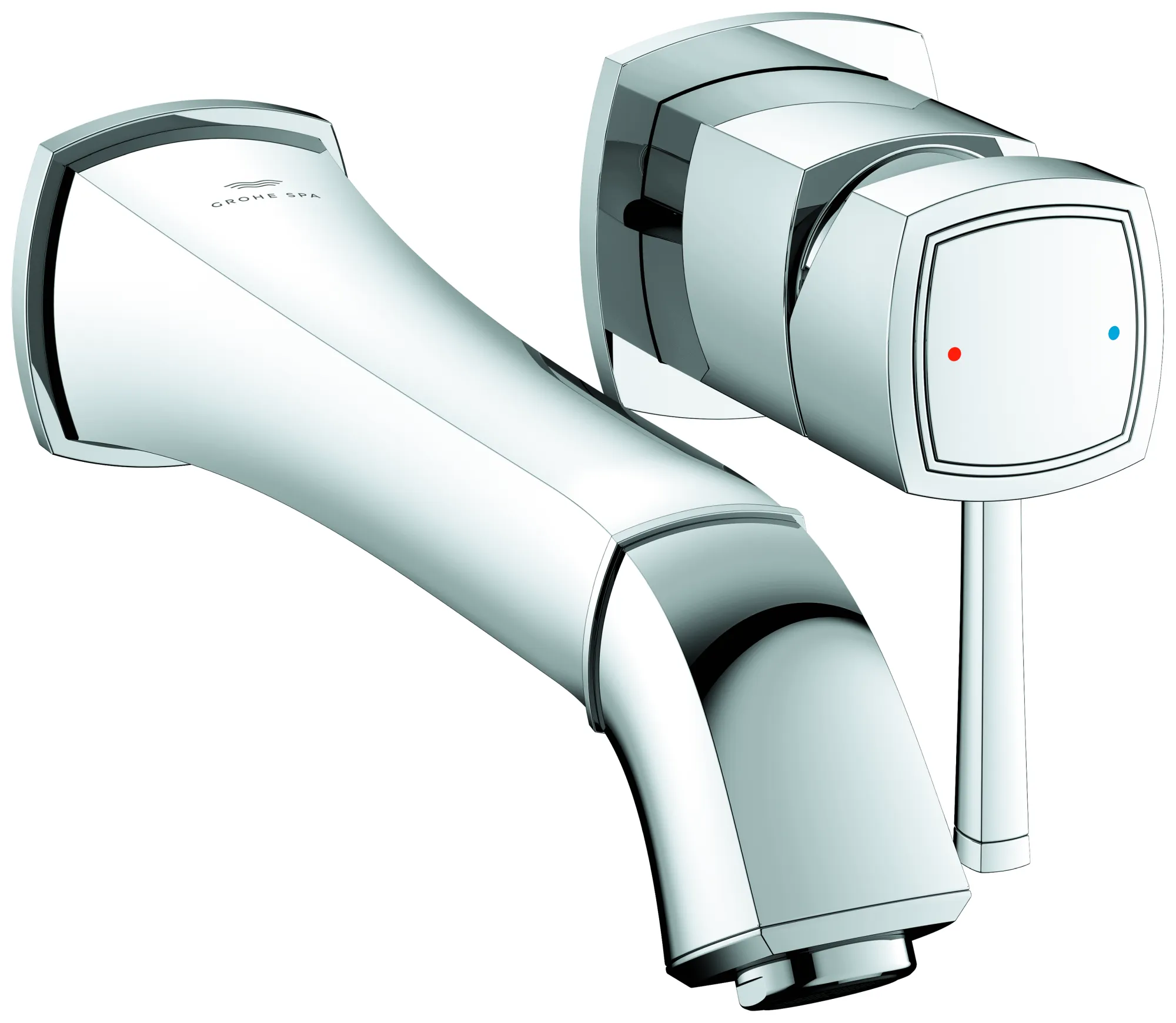 Grohe Grandera 2-Loch-Waschtischbatterie Wandmontage chrom Grohe Grandera 2-Loch-Waschtischbatterie Wandmontage chrom