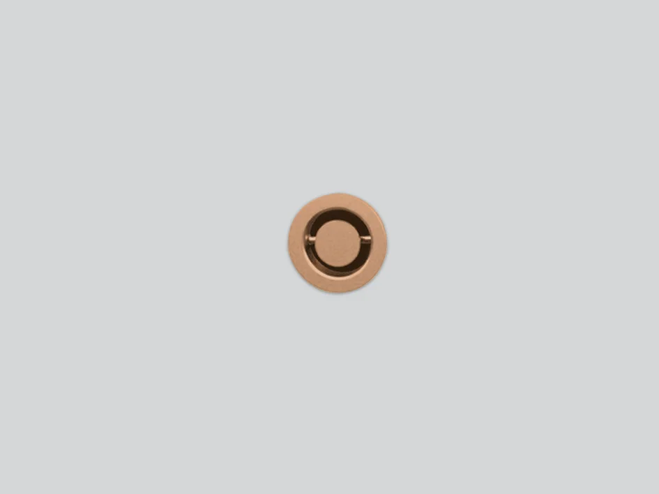 Villeroy & Boch Abdeckkappe für Überlauf Zubehör 829910, 50 x 65 mm, Edelstahl Bronze