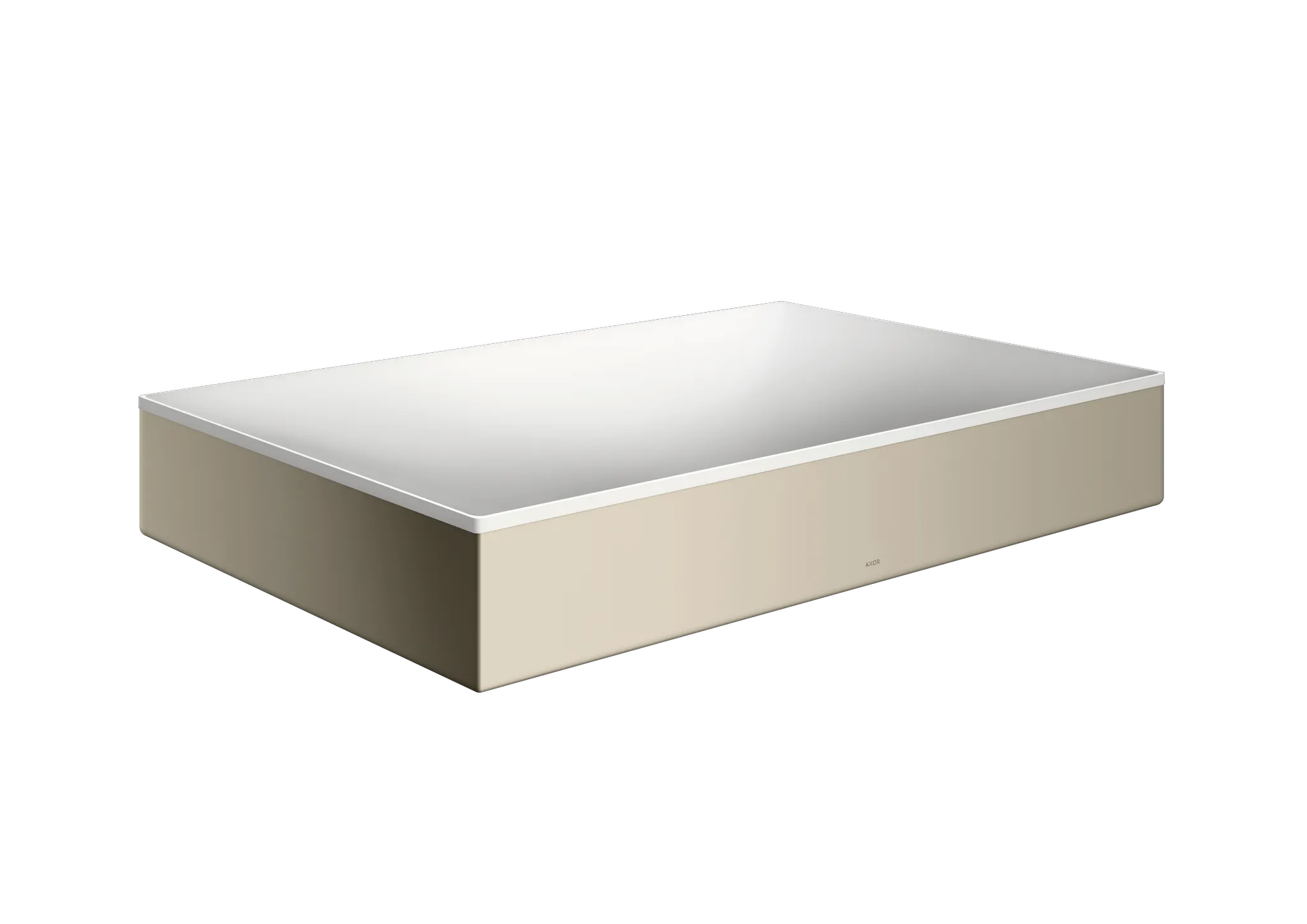 Hansgrohe AXOR Suite Waschbecken & Badewannen Aufsatzwaschtisch 600⁄400, Polished Nickel Hansgrohe AXOR Suite Waschbecken & Badewannen Aufsatzwaschtisch 600⁄400, Polished Nickel