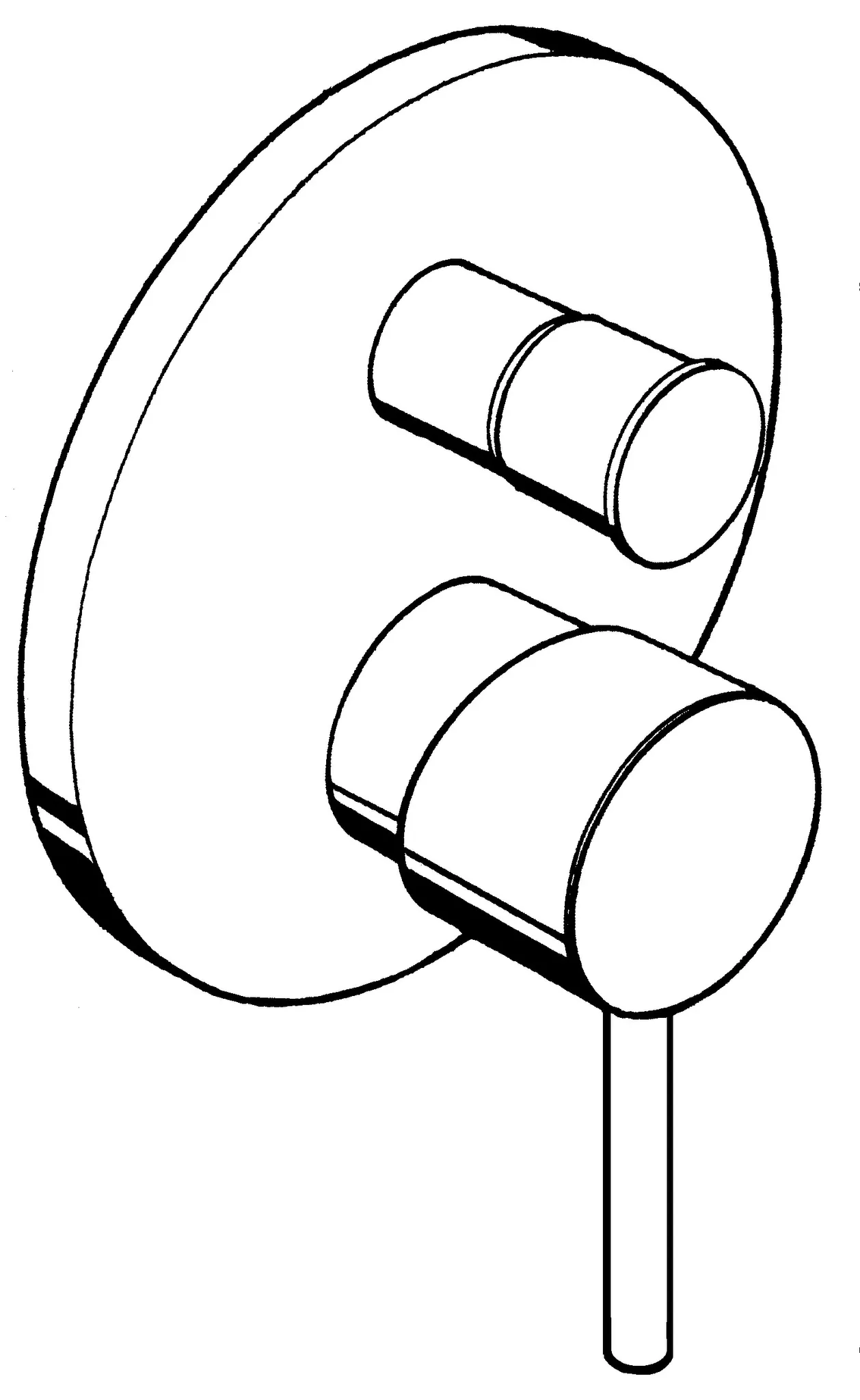 Wannenmischer Unterputz Axor Starck F-Set chrom m.Sicherungskombination Wannenmischer Unterputz Axor Starck F-Set chrom m.Sicherungskombination