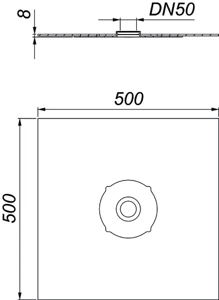 Bitumenmanschette DN 50