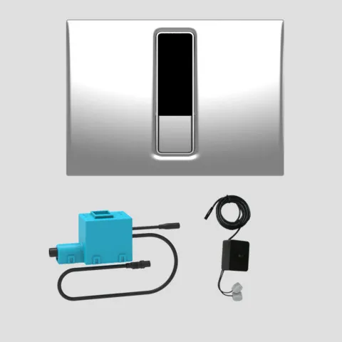 SANIT Betätigungsplatte Ineo Bright Infrarot chrom Netz SANIT Betätigungsplatte Ineo Bright Infrarot chrom Netz