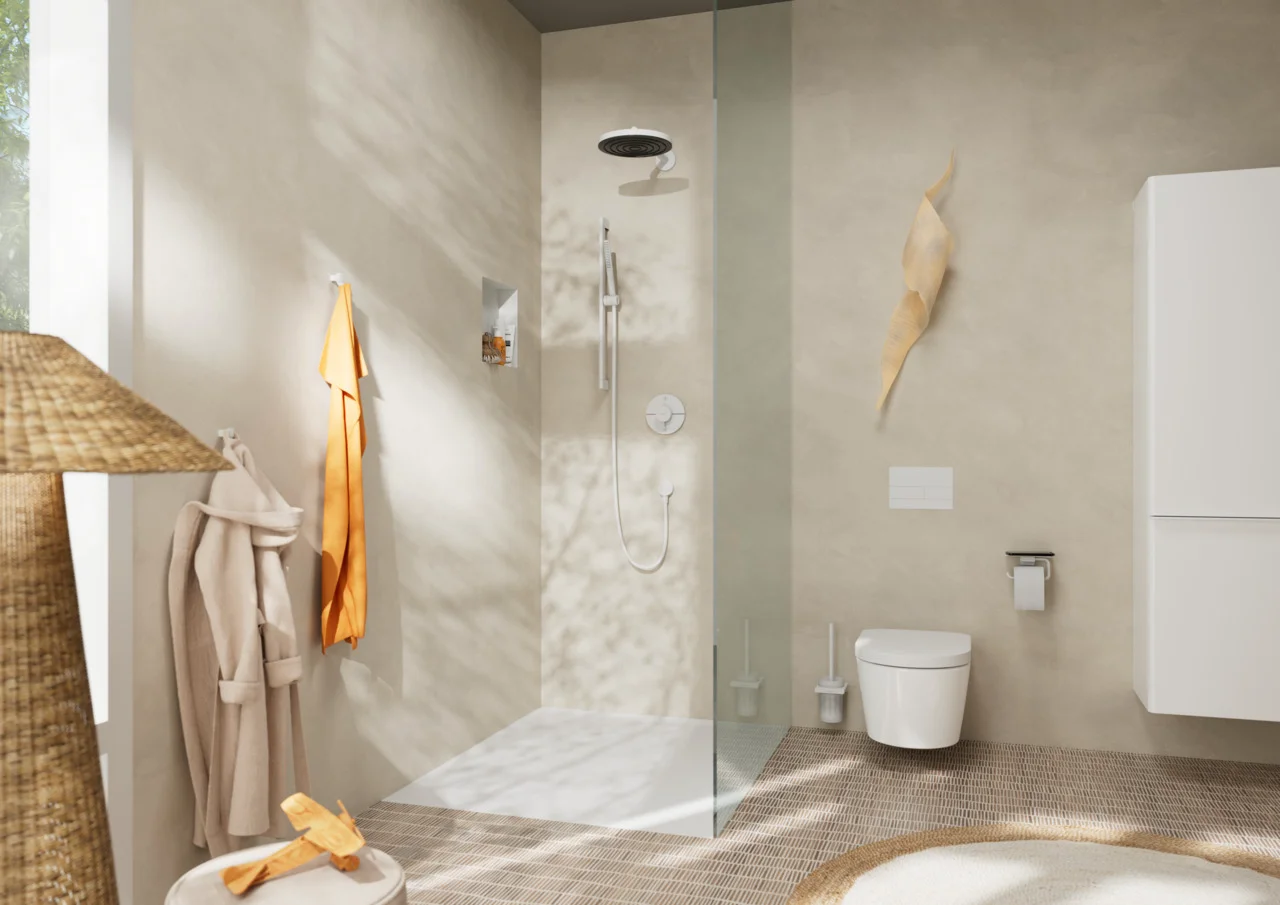 Hansgrohe ShowerSelect Comfort S Thermostat Unterputz, Mattweiß, 2 Verbraucher, einfache Installation, Sicherheitssperre bei 40°C Hansgrohe ShowerSelect Comfort S Thermostat Unterputz, Mattweiß, 2 Verbraucher, einfache Installation, Sicherheitssperre bei 40°C