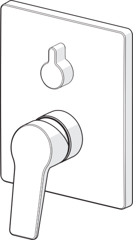 HansaTWIST Wannen- und Brausearmatur Einhebelmischer Fertigmontageset für Wanne/Brause HansaTWIST 8984 Rosette eckig Chrom HansaTWIST Wannen- und Brausearmatur Einhebelmischer Fertigmontageset für Wanne/Brause HansaTWIST 8984 Rosette eckig Chrom