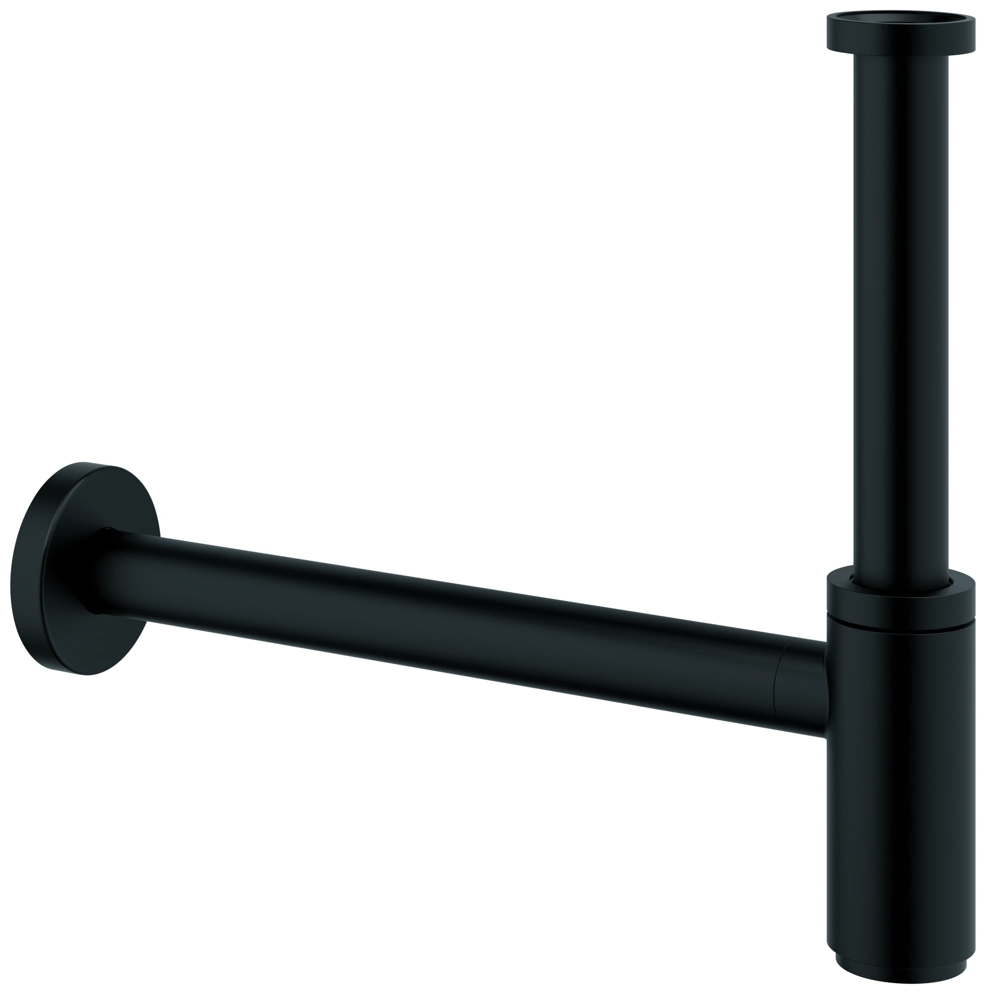 Geruchsverschluss 29509, 1 1/4", für Waschtische, Messing, phantom black