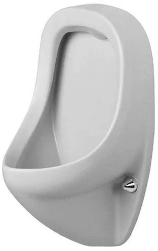 Urinal Ben, Zulauf von hinten absaugend, ohne Deckel, ohne Fliege, weiß