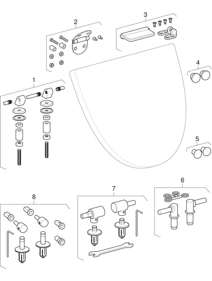 Urinaldeckel „Visit“ Urinaldeckel „Visit“