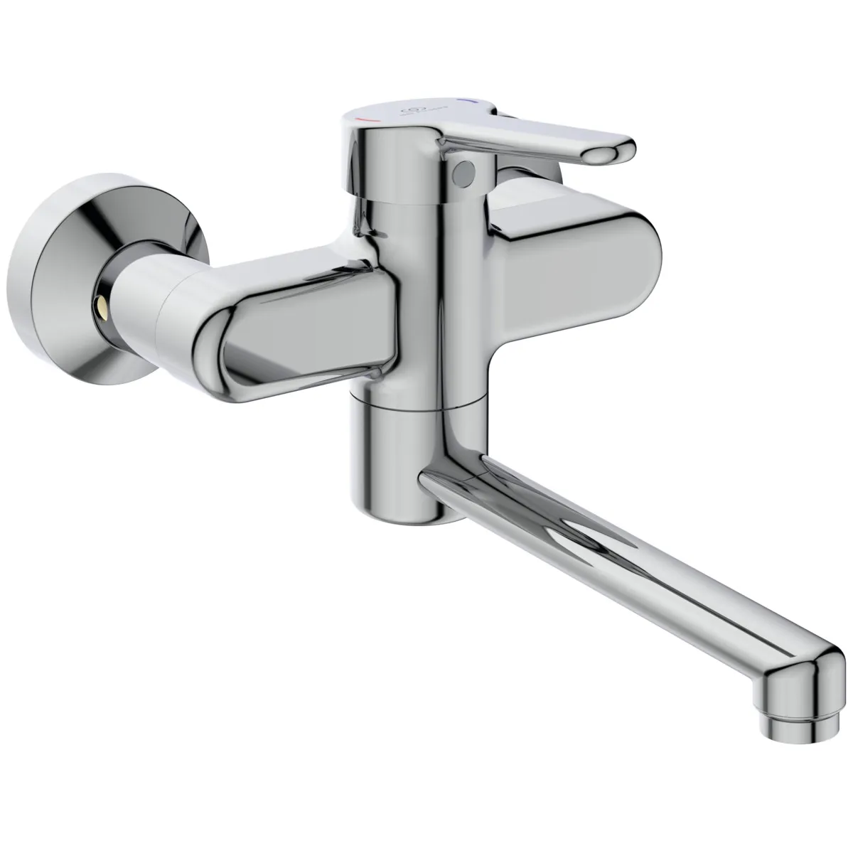 Ideal Standard Wand-Waschtischarmatur Ceraplus 5l/min. Ausladung 200mm absp.S-Anschlüsse Chrom Ideal Standard Wand-Waschtischarmatur Ceraplus 5l/min. Ausladung 200mm absp.S-Anschlüsse Chrom